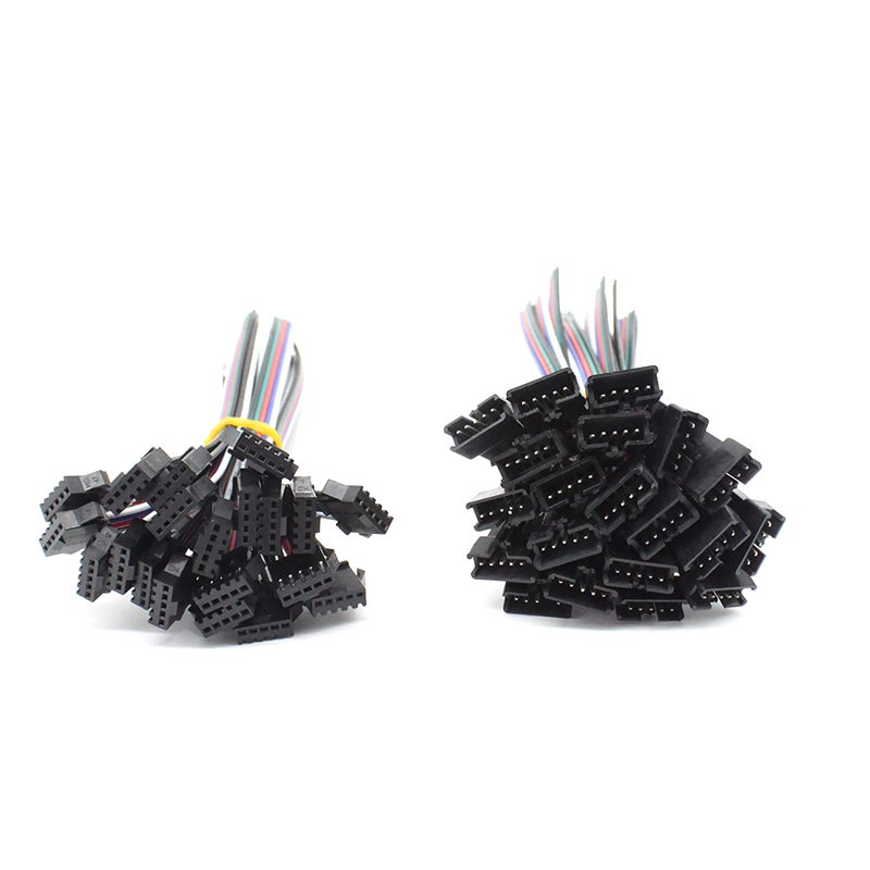 RGBZONE 20Pairs JST SM 5PIN Plug Male to Female EL Wire Cable Connector Adapter for 5050 RGBW RGBWW LED Strip Light - Image 3